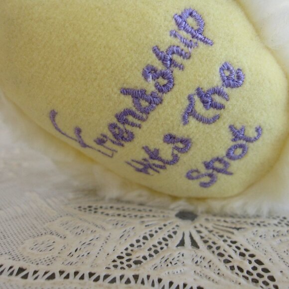 VTG Precious Moments Hugs for the Soul Friendship Hits the Spot Teddy Bear Plush - Picture 5 of 9